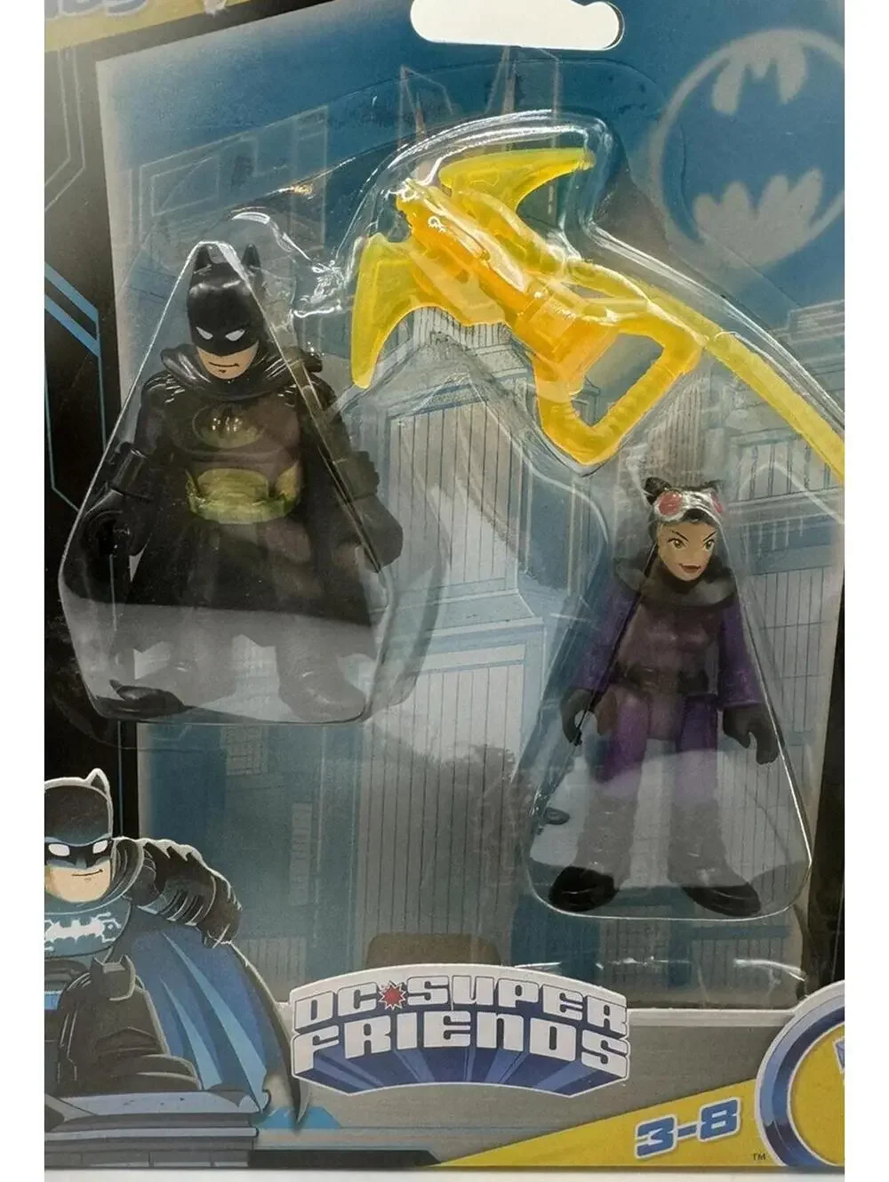 Lot Of 4 Imaginext DC Super Friends Action Figure Batman Penguin Rookie Catwoman